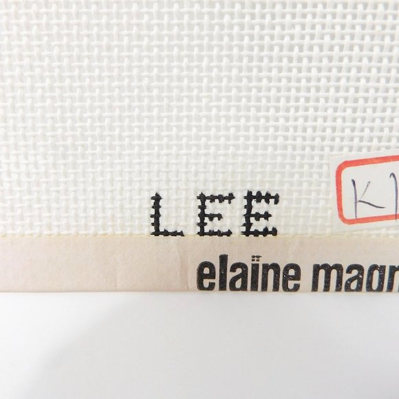 Lee Designs Bamboo Design Petite Kimono Needlepoint Canvas Hand Painted 18ct - Picture 4 of 4